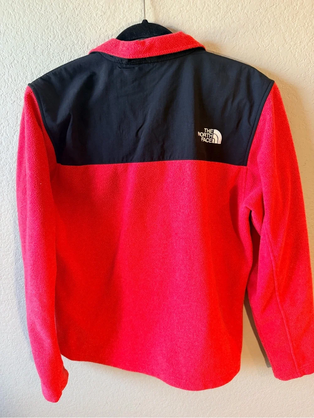 The North Face Pink and Black Fleece Jacket